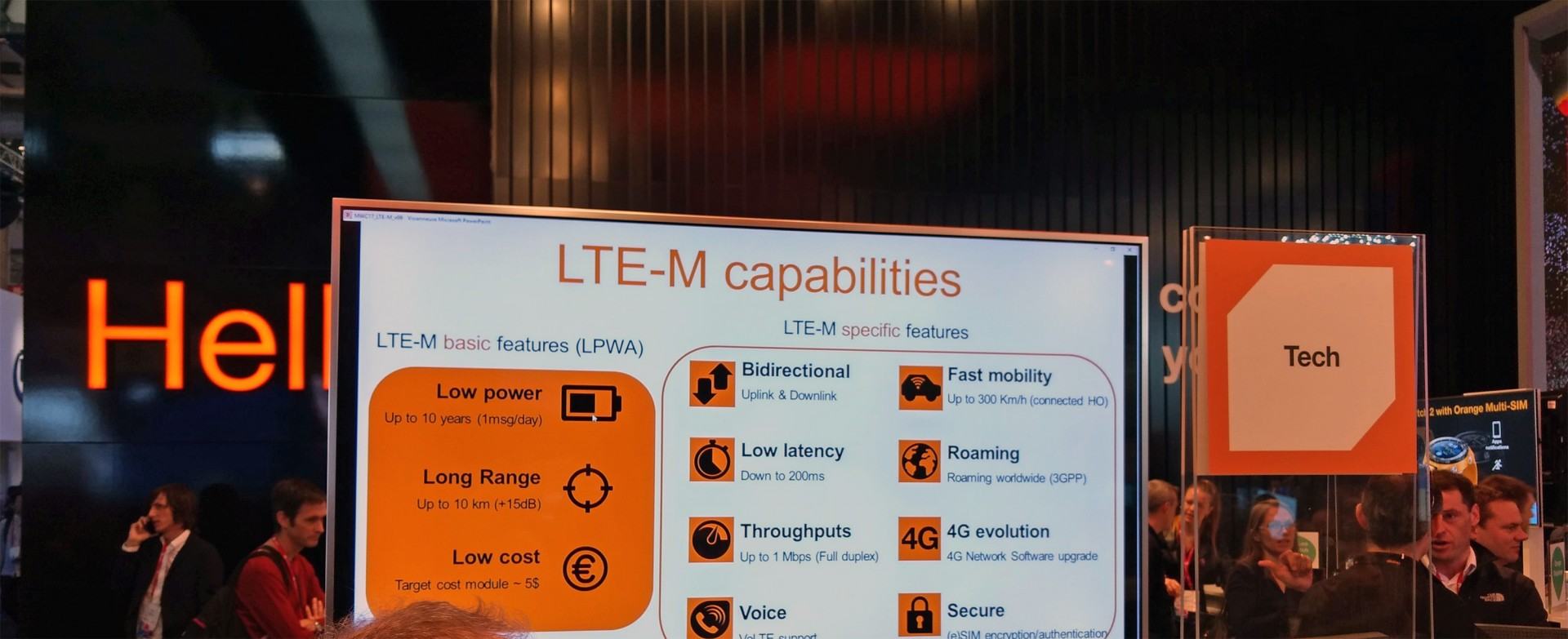 Lancement LTE-M en 2018 par orange
