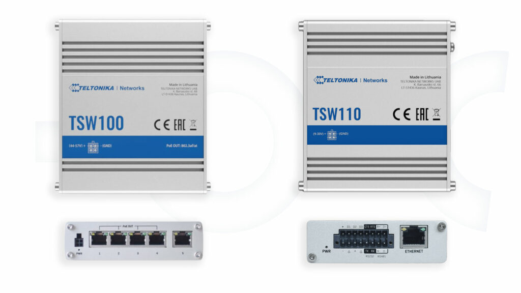 Présentation des switchs TSW100 et TSW110