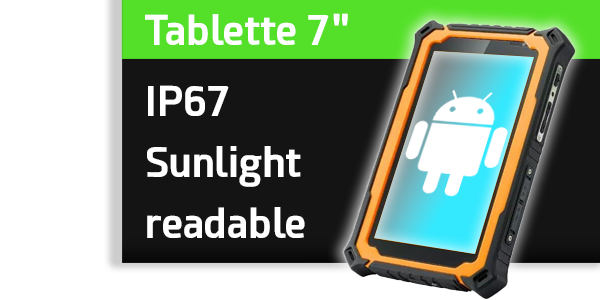 Tablette 7 pouces IP67