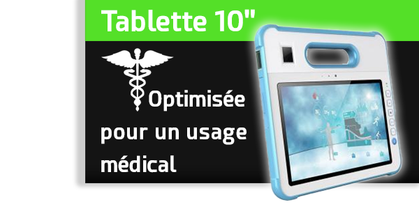 Tablette 10" medicale