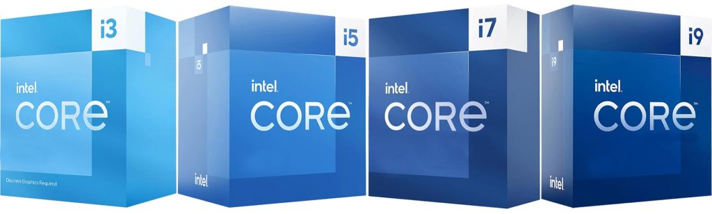 Intel Core I3, I5, I7 et I9