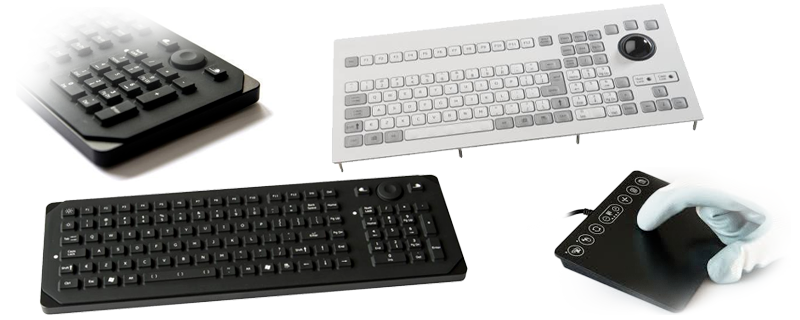 Clavier, trackball, pad durcis... une solution ergonomique physique et modulaire pour tous les espaces de salles de contrôle